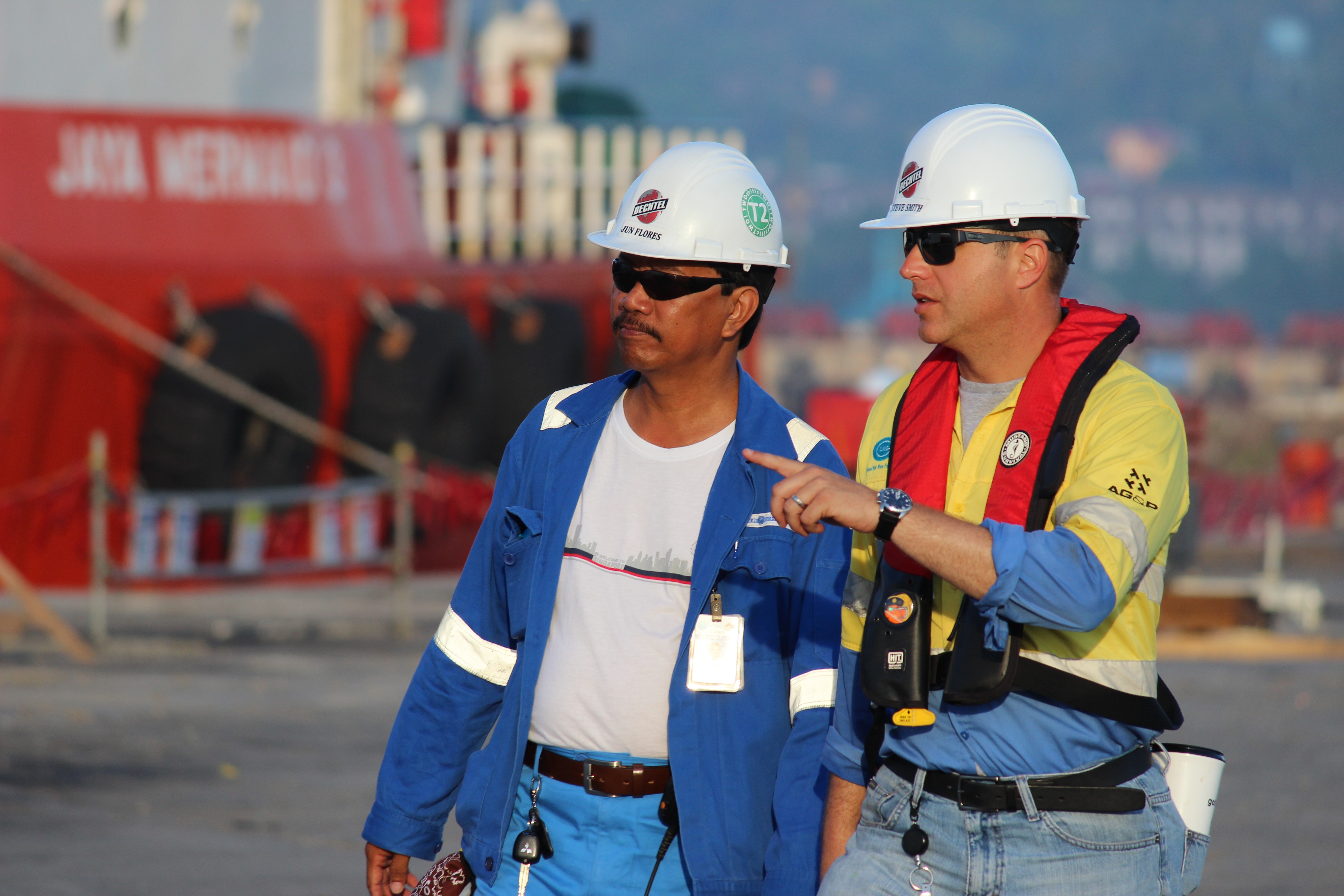 Athlete winning a race