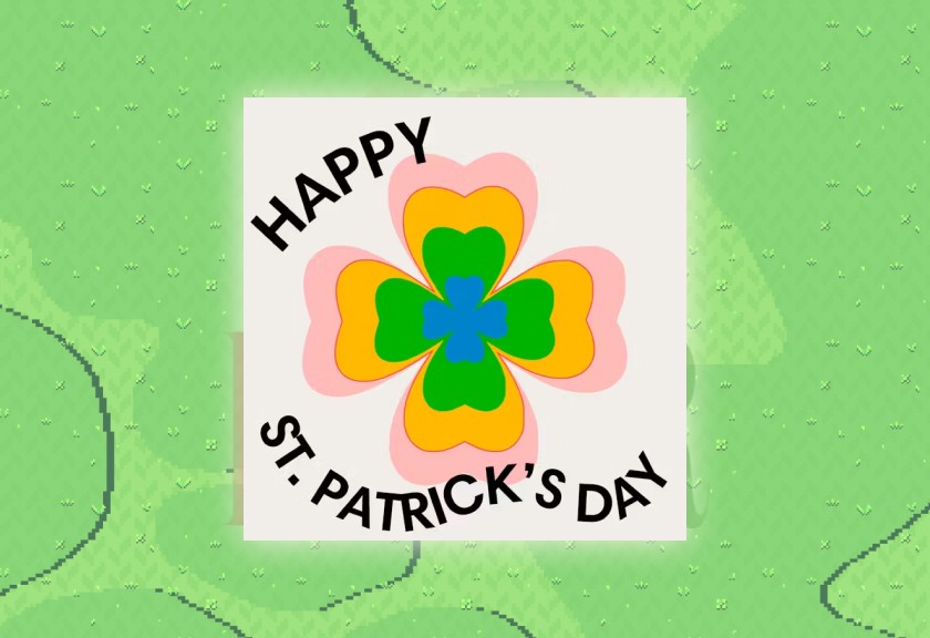 A lively and whimsical invitation with an animated design, perfect for a surprise dinner party or an informal get-together.