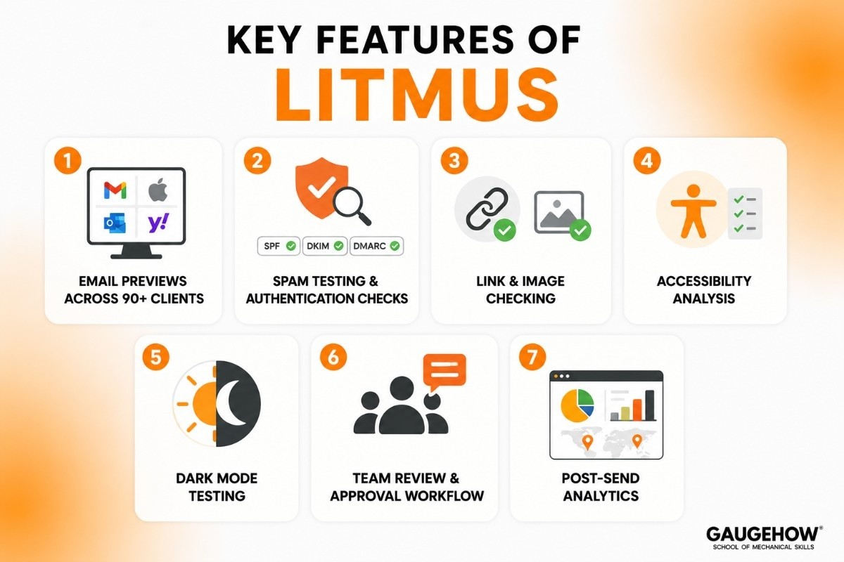 Key features of litmus