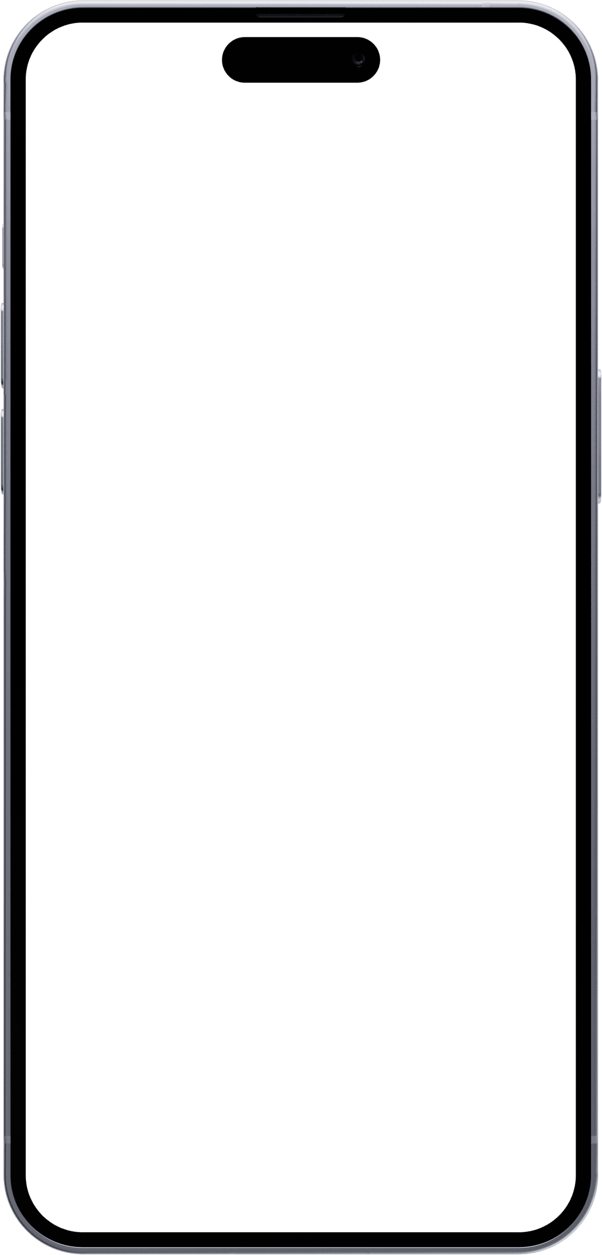 empty phone screen