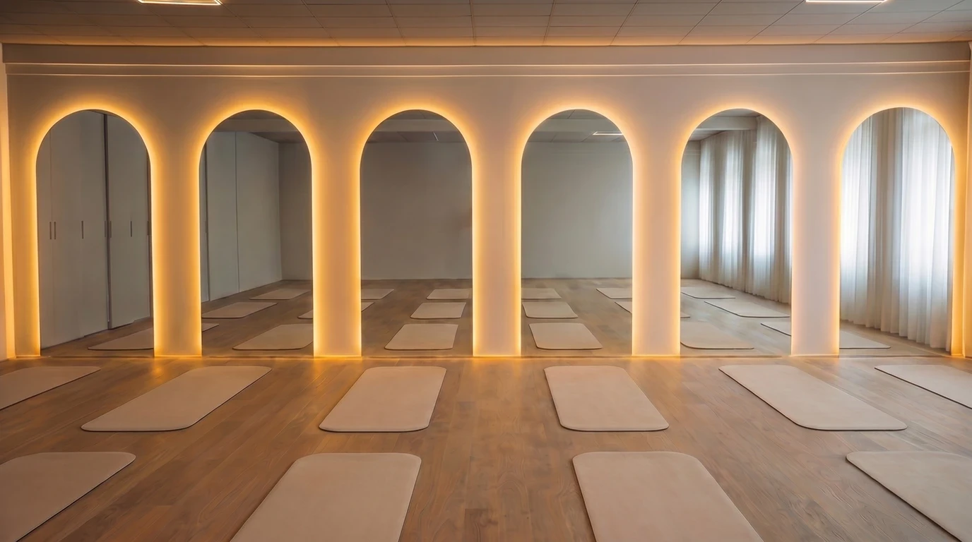 Moderne krachtapparatuur in de premium fitnessruimte van Bodywork in Scherpenzeel
