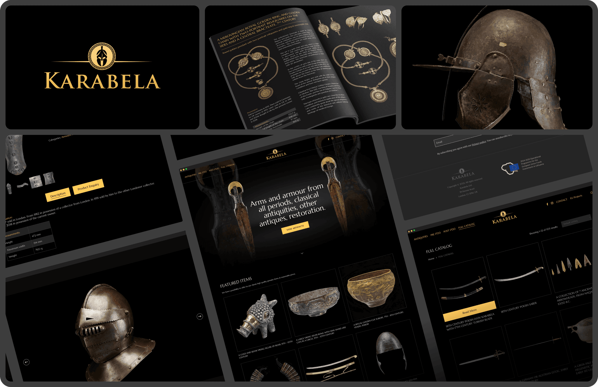 LABAN INDUSTRIA branding, WEB design