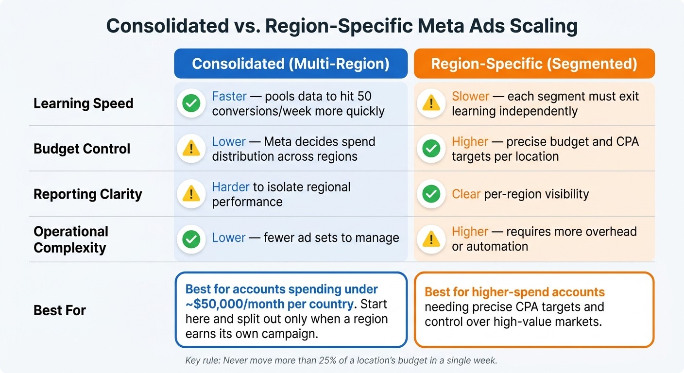 Consolidated vs. Region-Specific Meta Ads Scaling: Which Setup Is Right for You?
