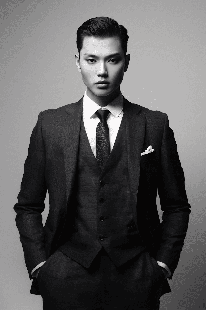 Modern Monochrome Portrait