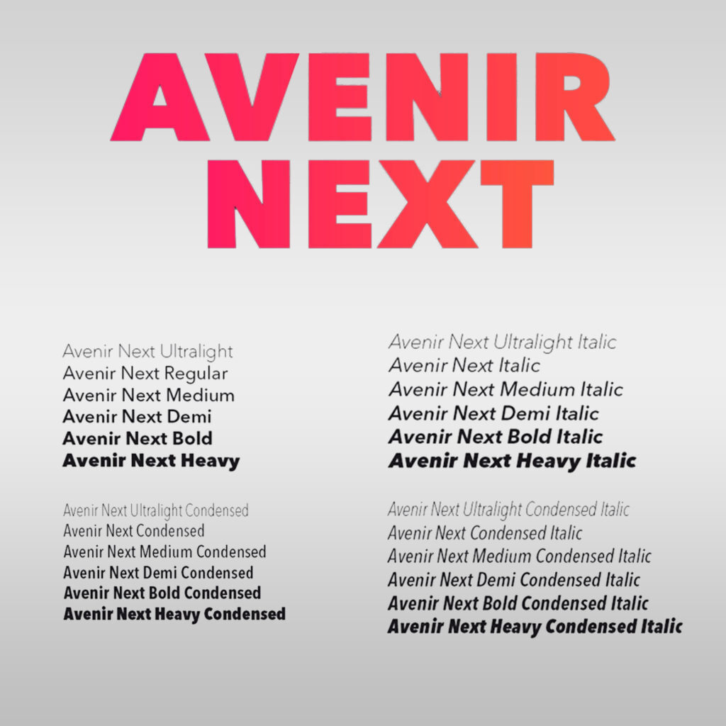 Avenir Next
