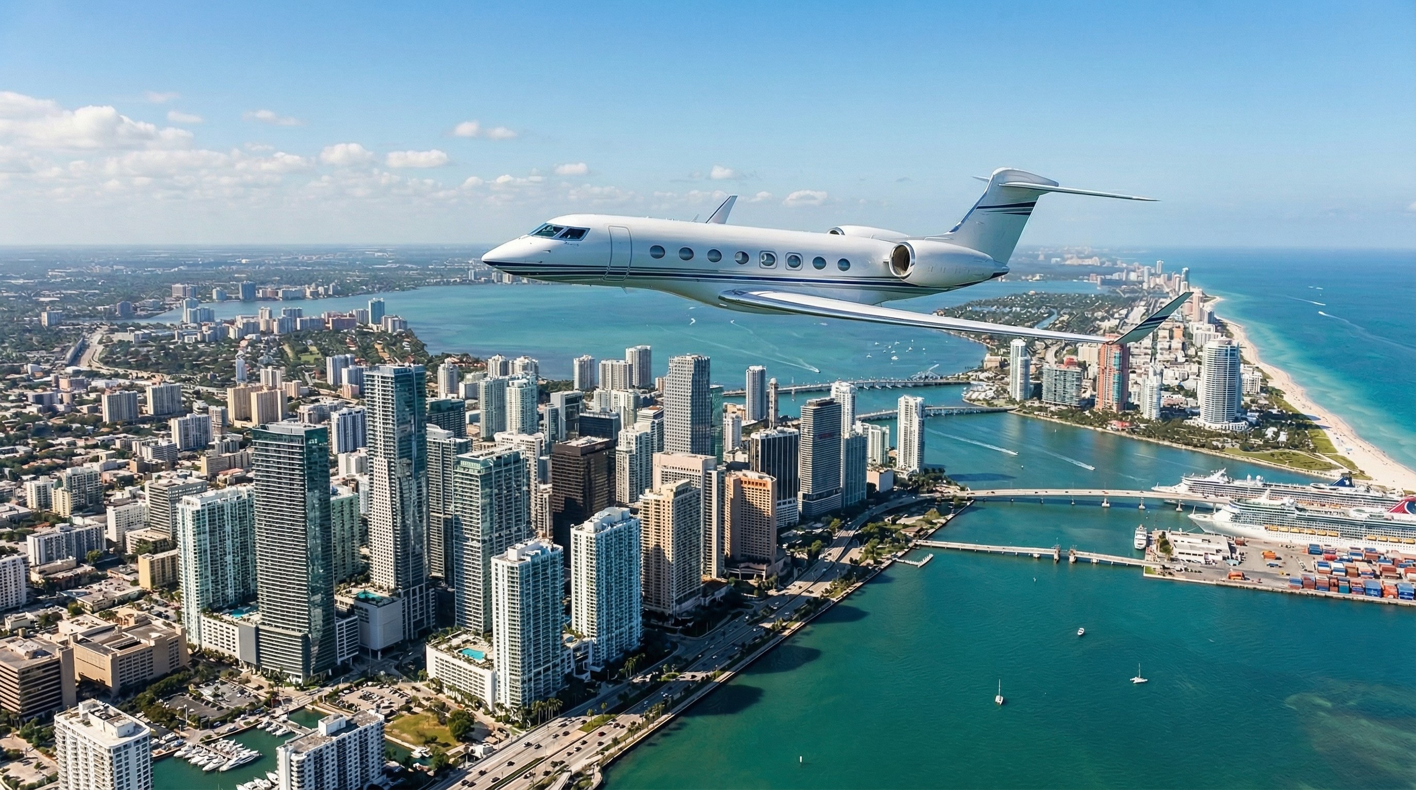 NYC to Miami route visual