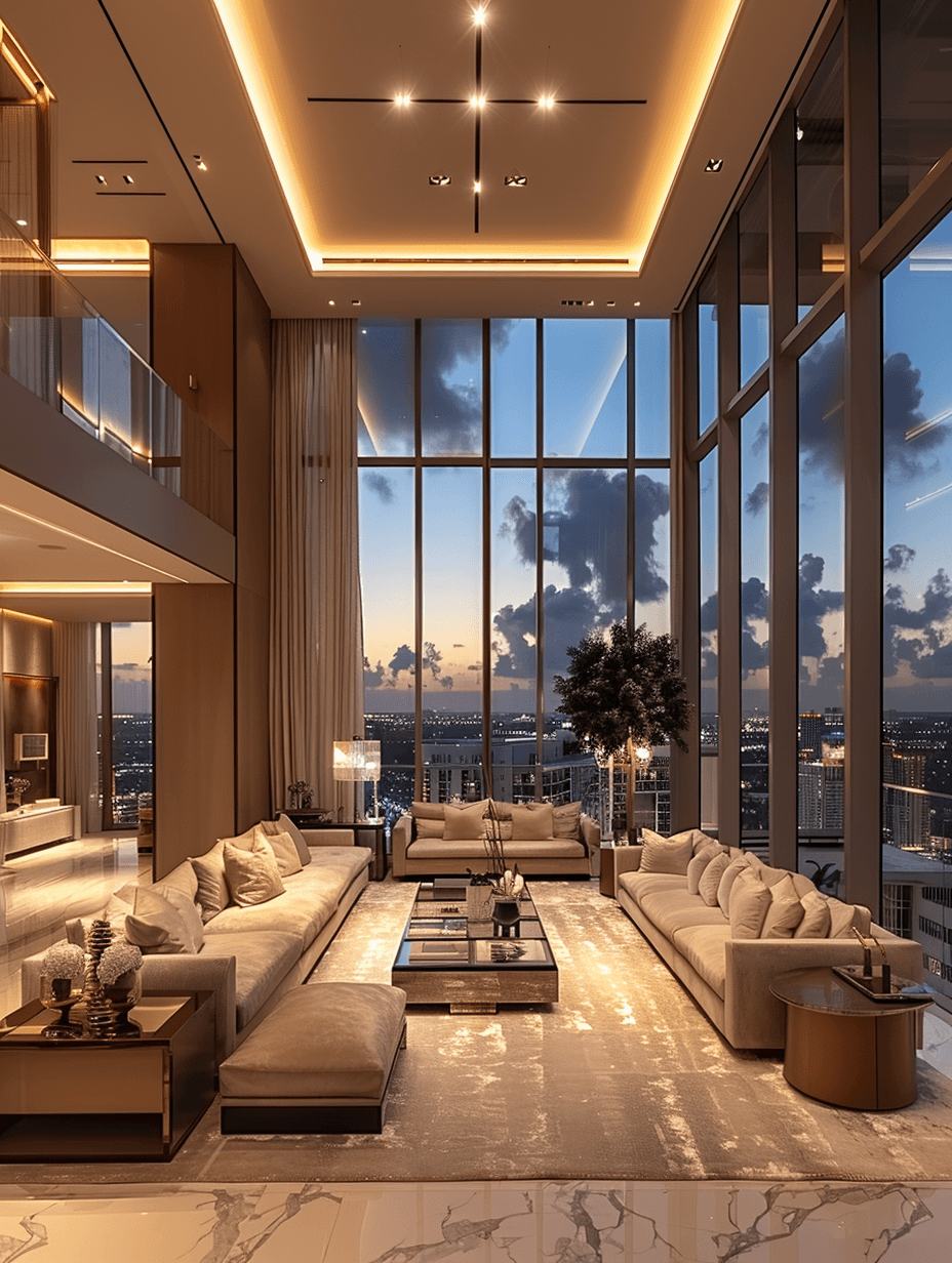 Timeless Elegance in a Penthouse