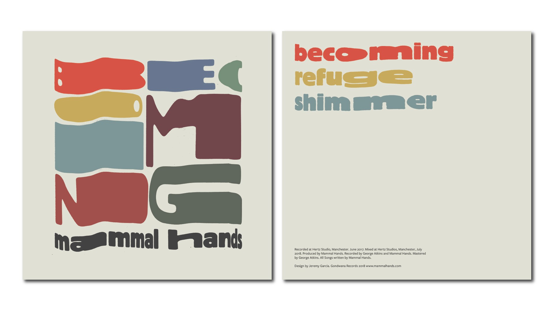album packing by Jeremy Garcia