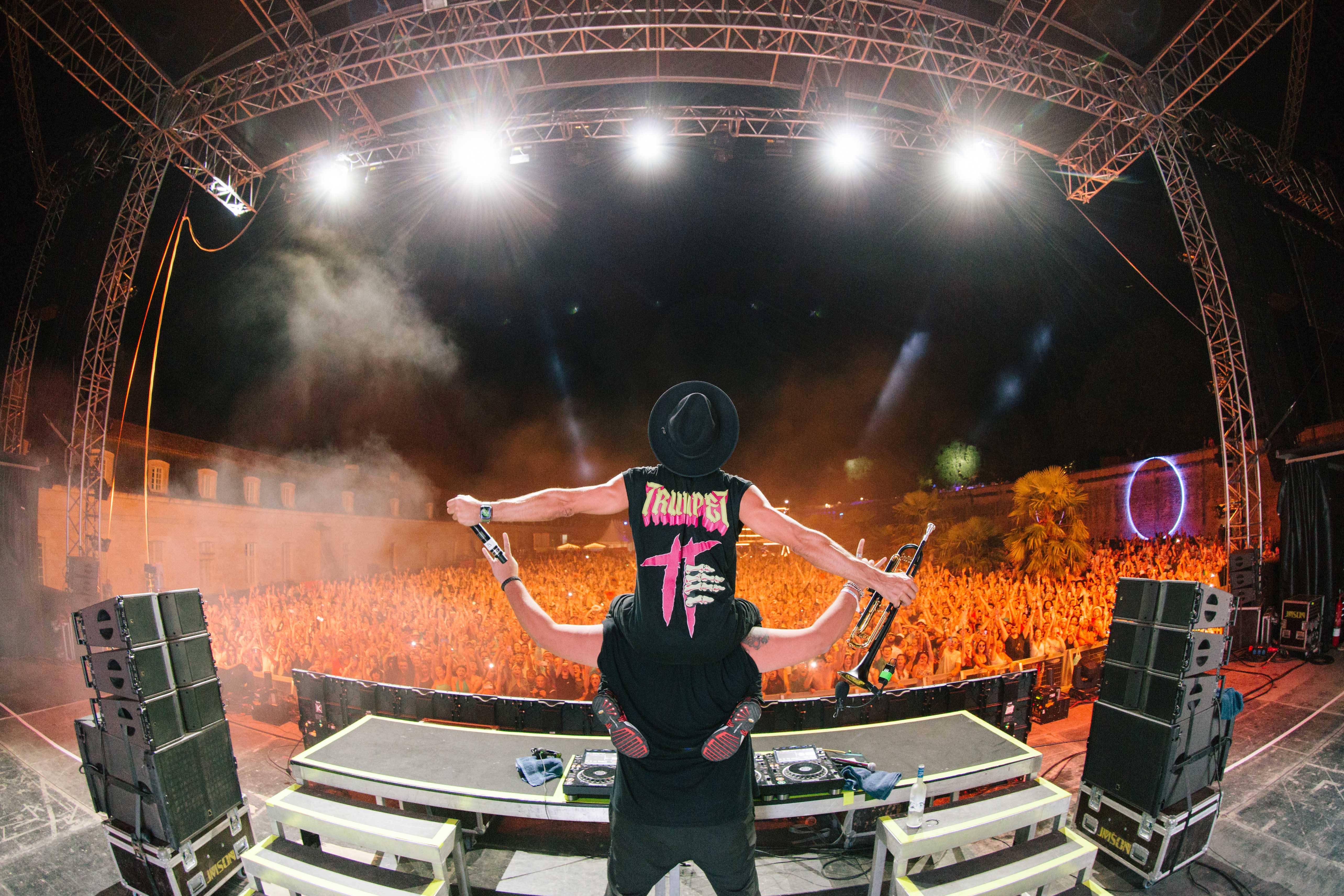 Timmy Trumpet European tour merch — festival collection for Tomorrowland and Lollapalooza by Tigera 