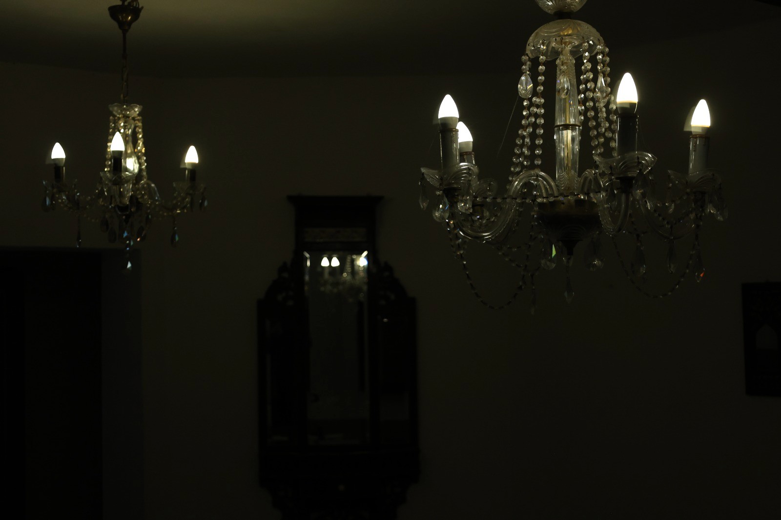 cappuccino in background with plant