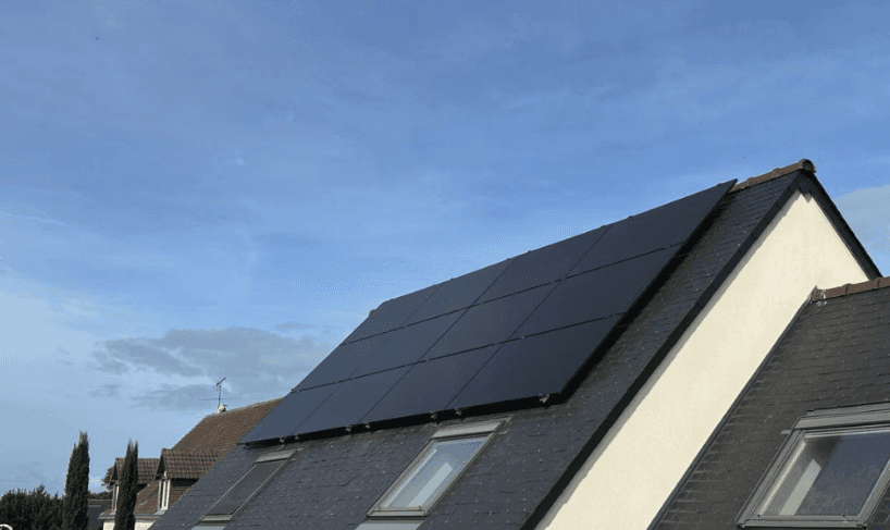 photo d'une installation solaire de 6 kWc