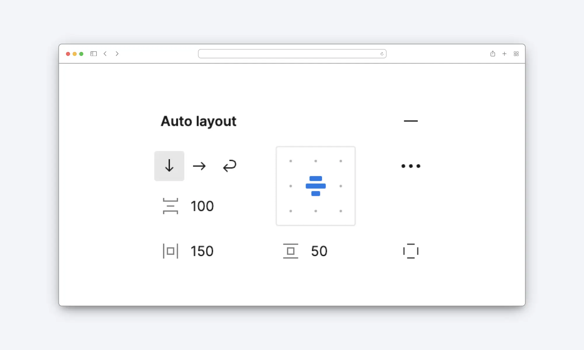 Auto layout property in Figma