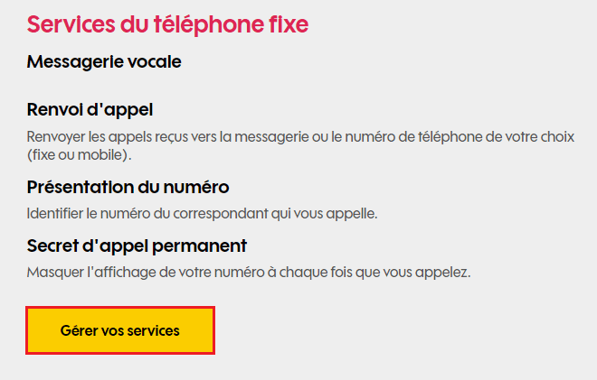Gérer les services