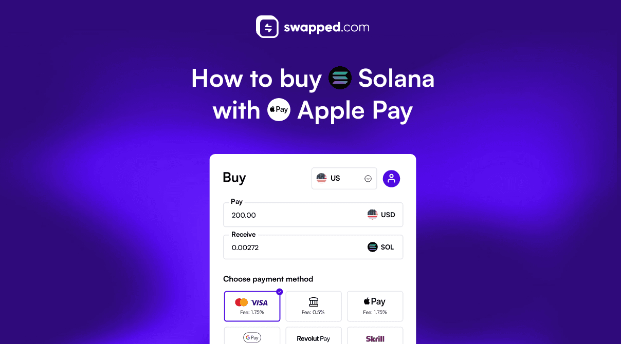 How to buy Solana (SOL) with Apple Pay