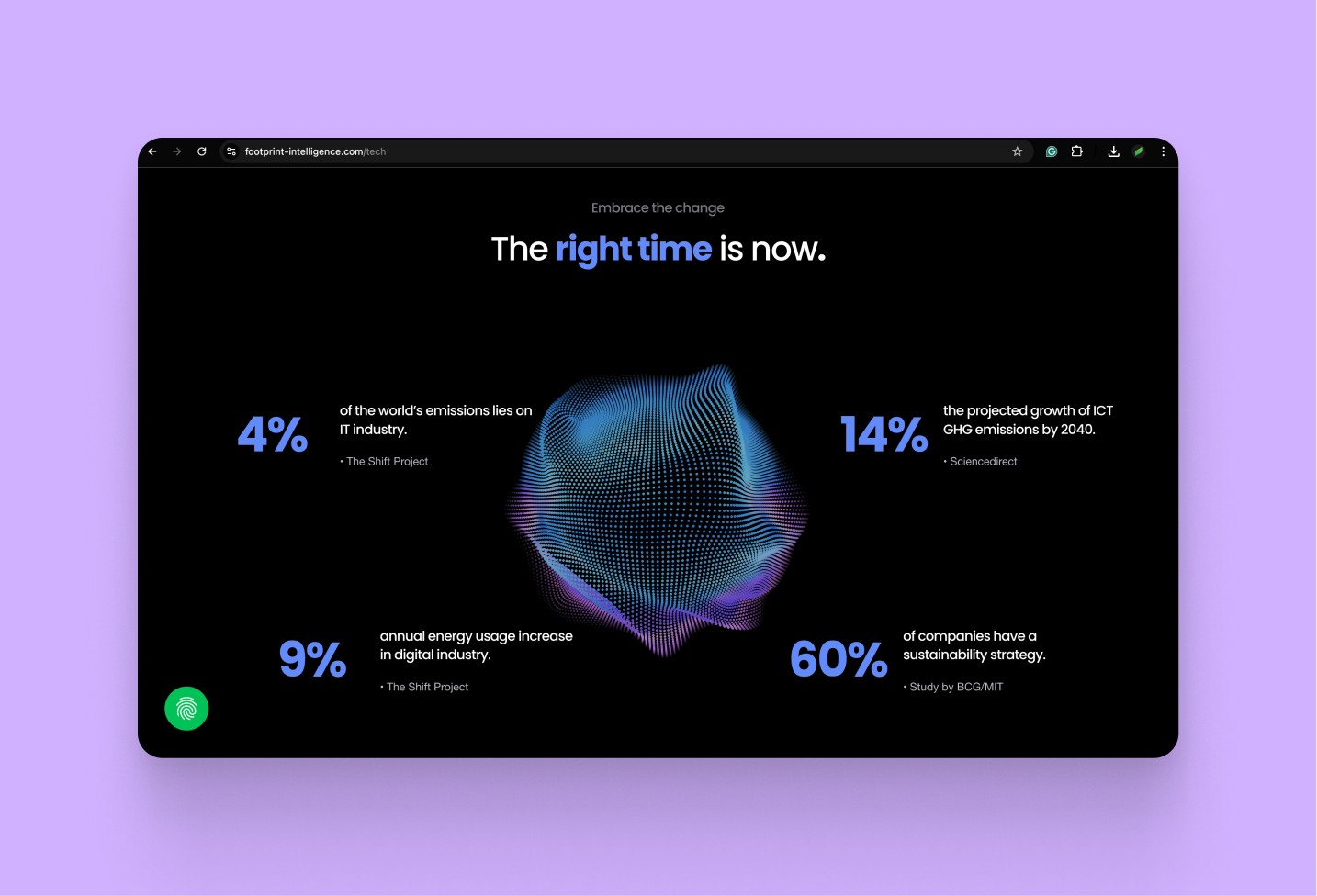 Project showcase laptop mockup