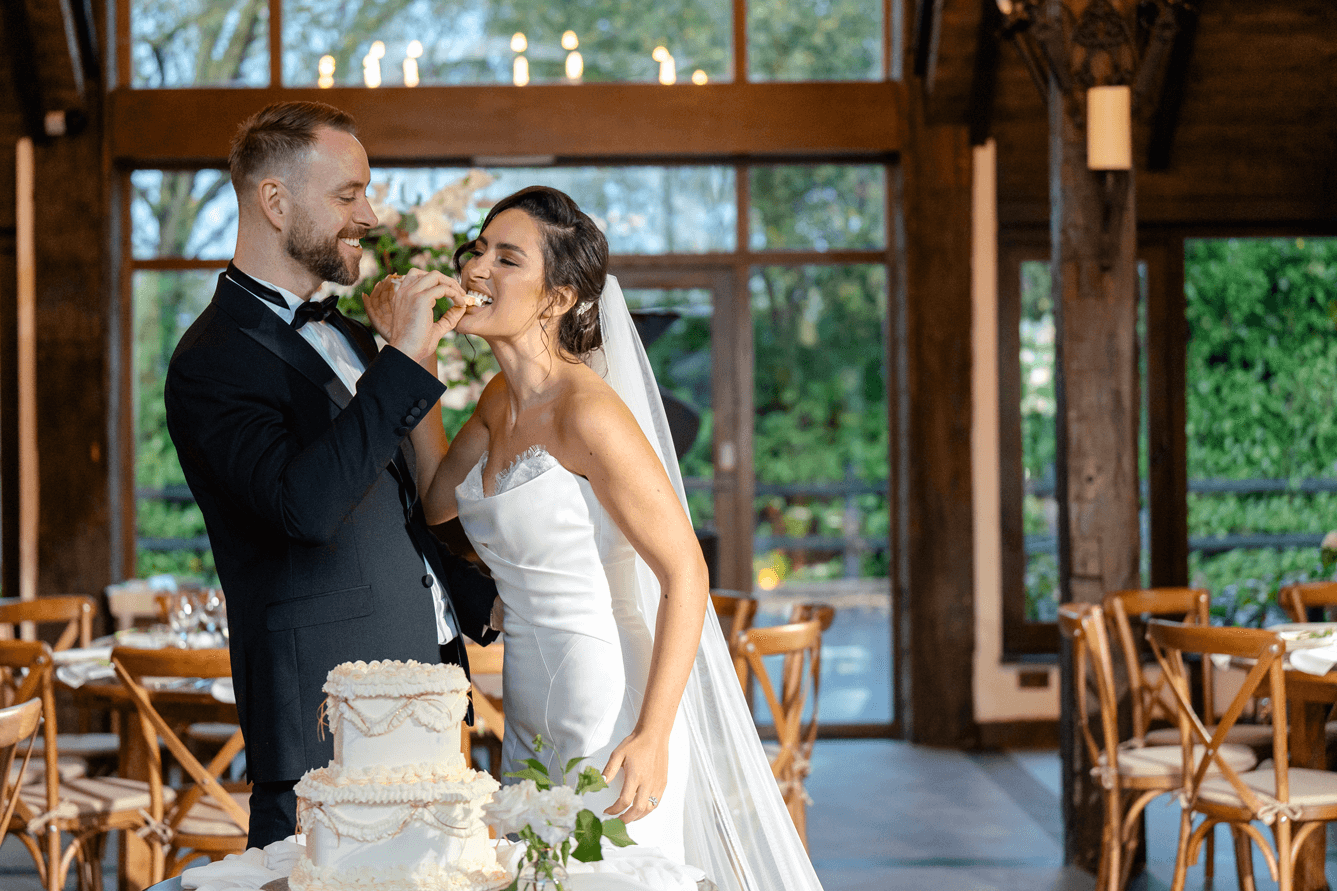 Wedding cake tasting