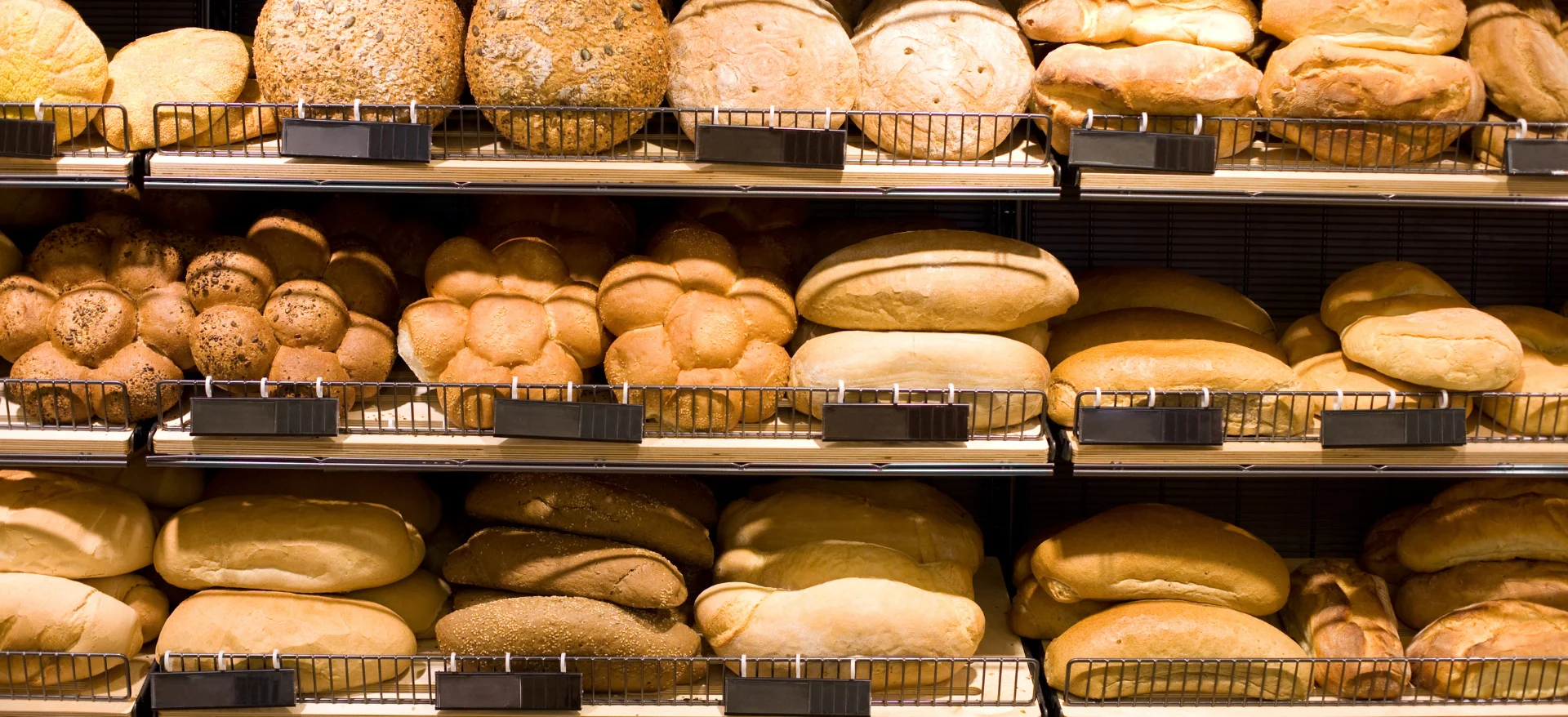 Pain dans une boulangerie