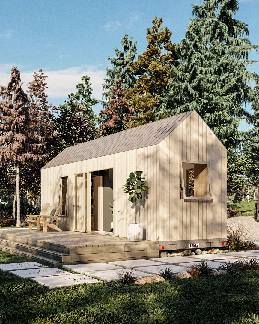 Alpine Haus 9m/30ft one level gabled shaped tiny home