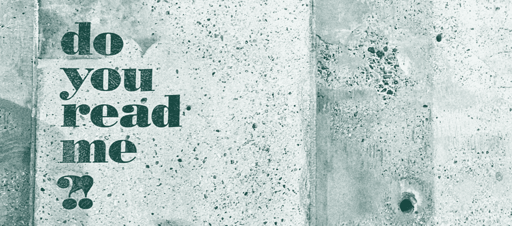 “Do you read me?” text graphic symbolizing email readability and content design clarity.