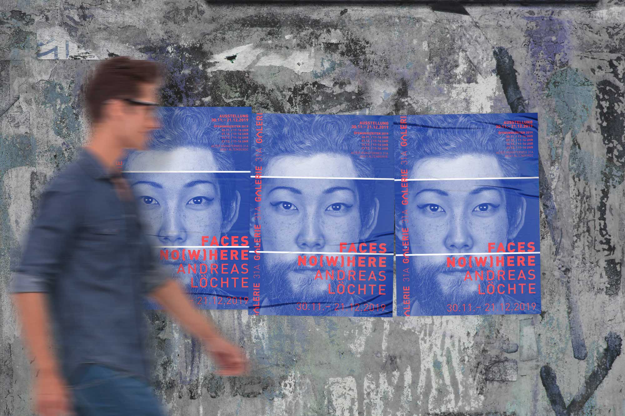 Ausstellungsplakat der Galerie 31a – visuelle Identität für Kunst & Kultur