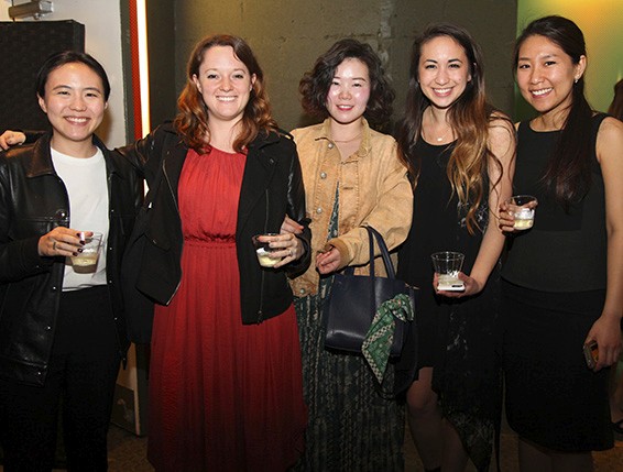 group photo of five women