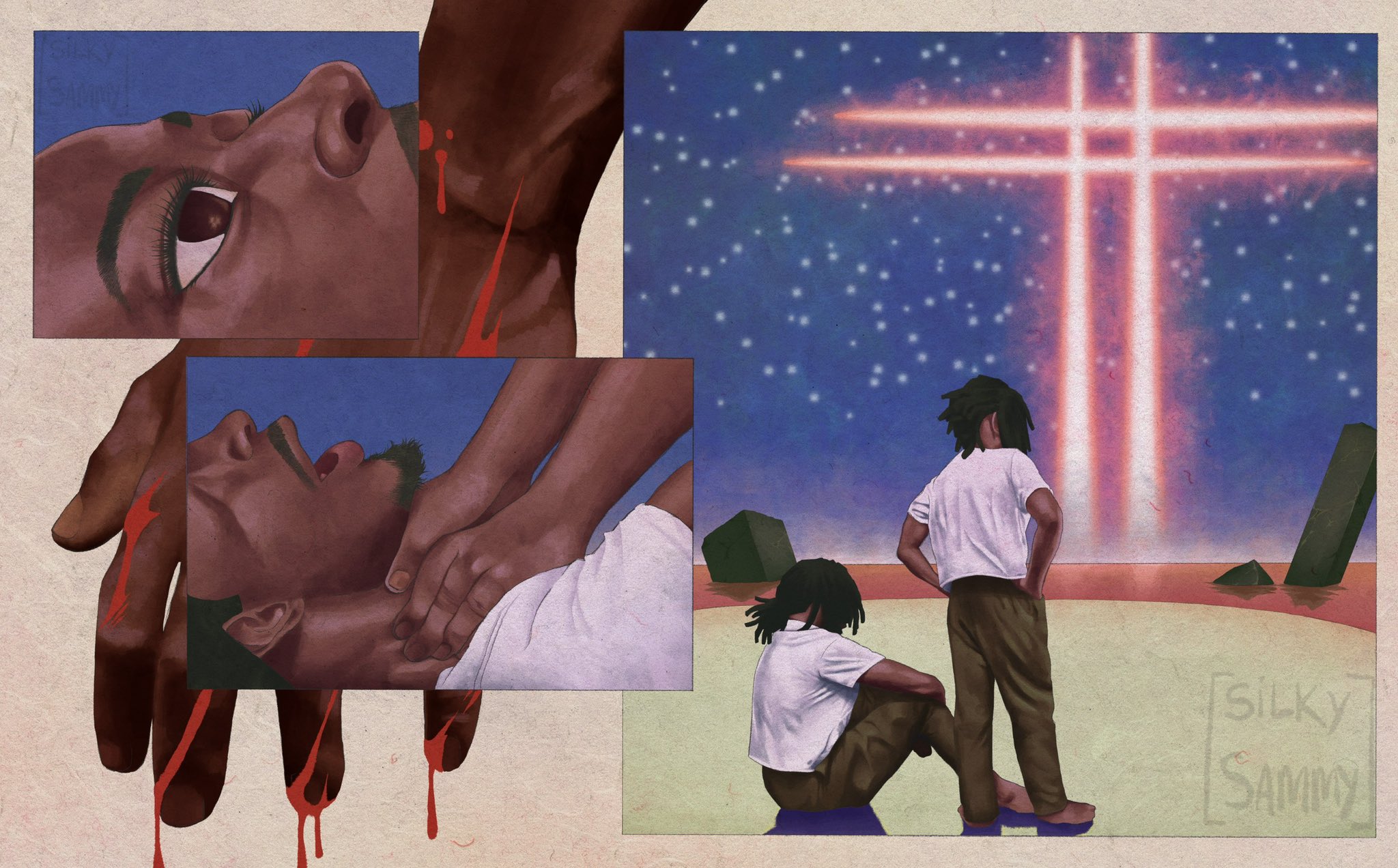 black and silver camera on white table