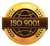 A rounded emblem "Certified Electrician".