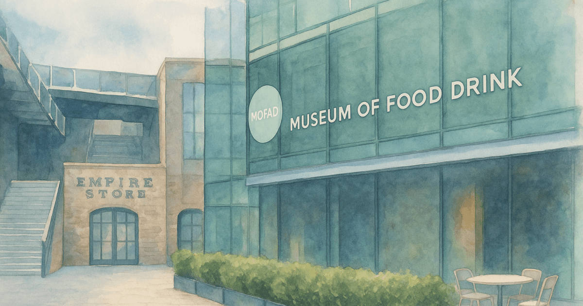 The Museum of Food and Drink logo