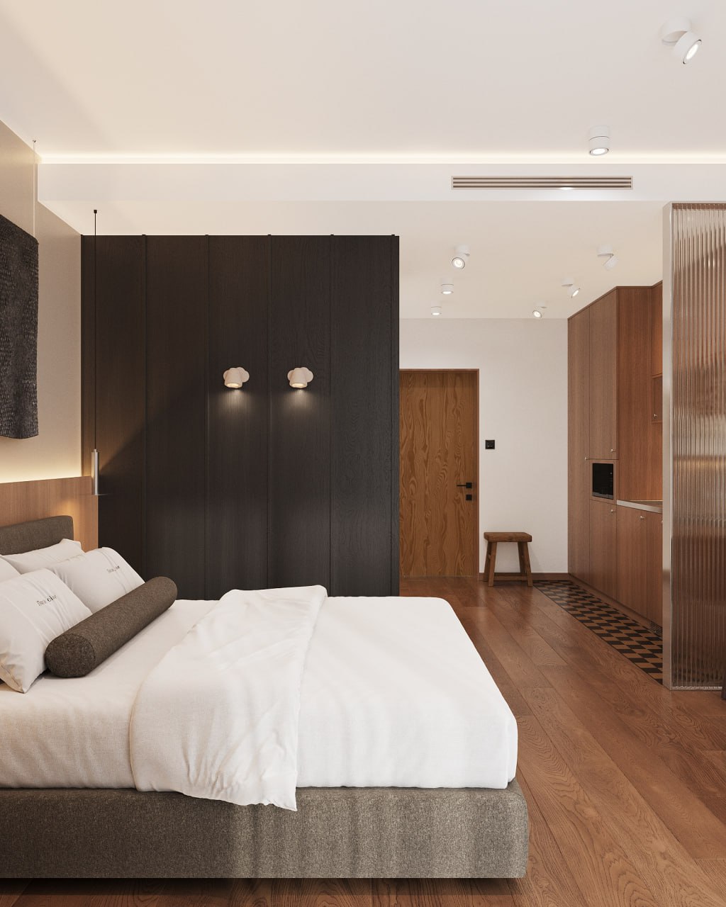 Планування апартаментів Comfort 27 м² у Львові — інвестиційна нерухомість Movin Hotel