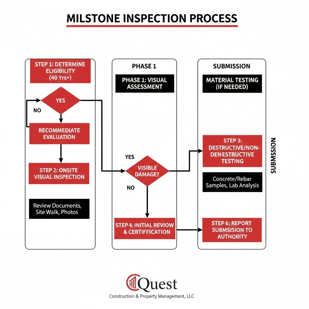 Step-by-step checklist for HOA communities handling 30-year building inspections.