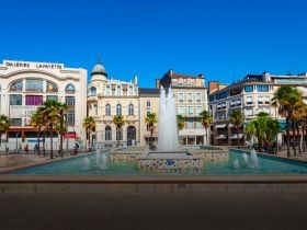 photo de la place Clemenceau à pau