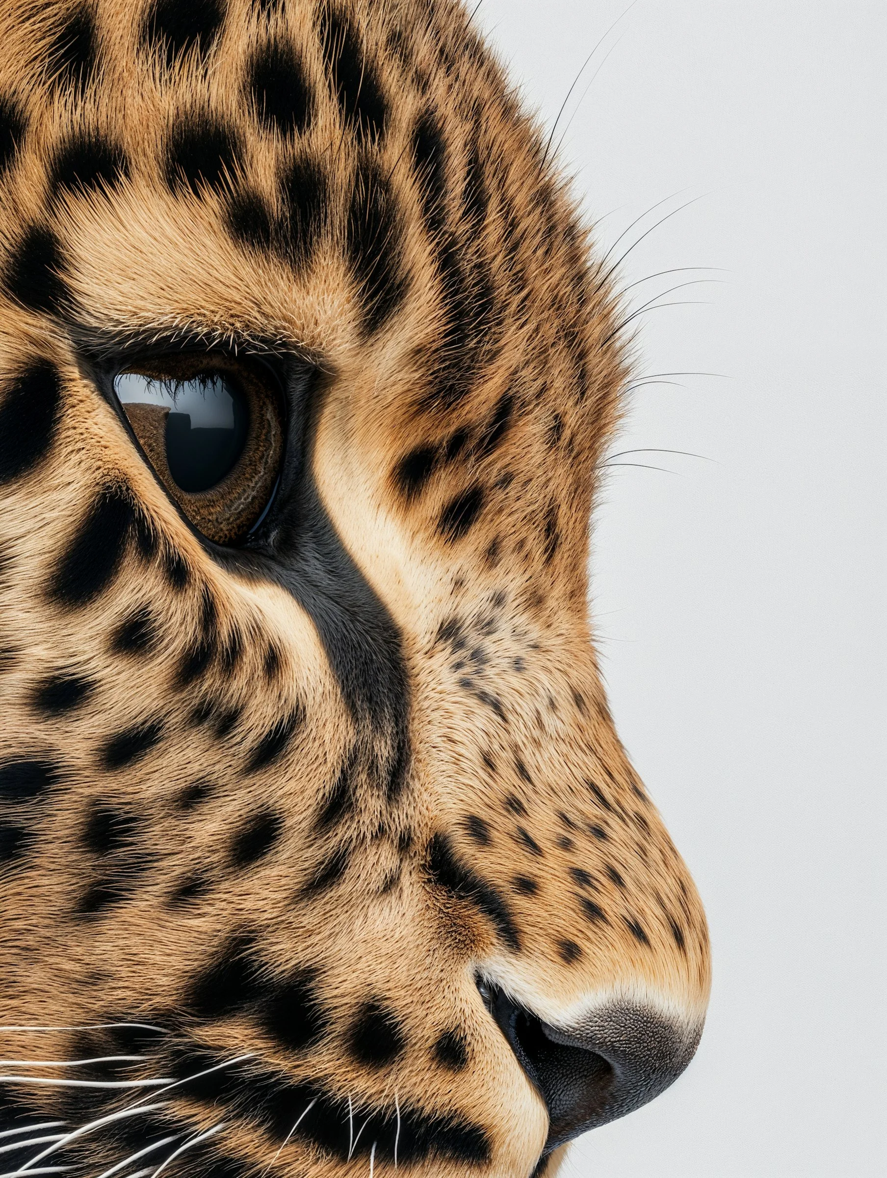 black car with half white and half black background