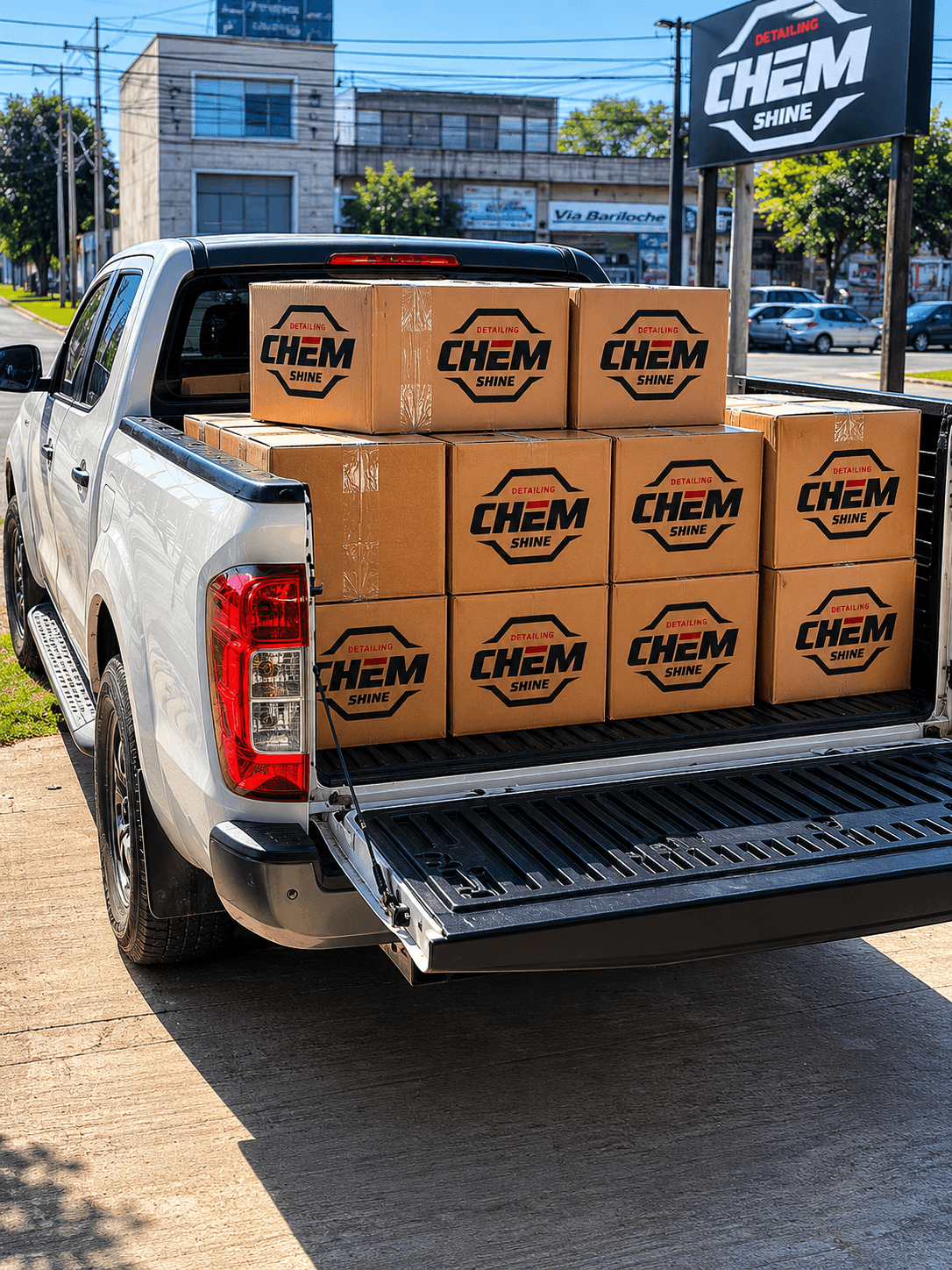 Pedido Chem Shine cargado para envío