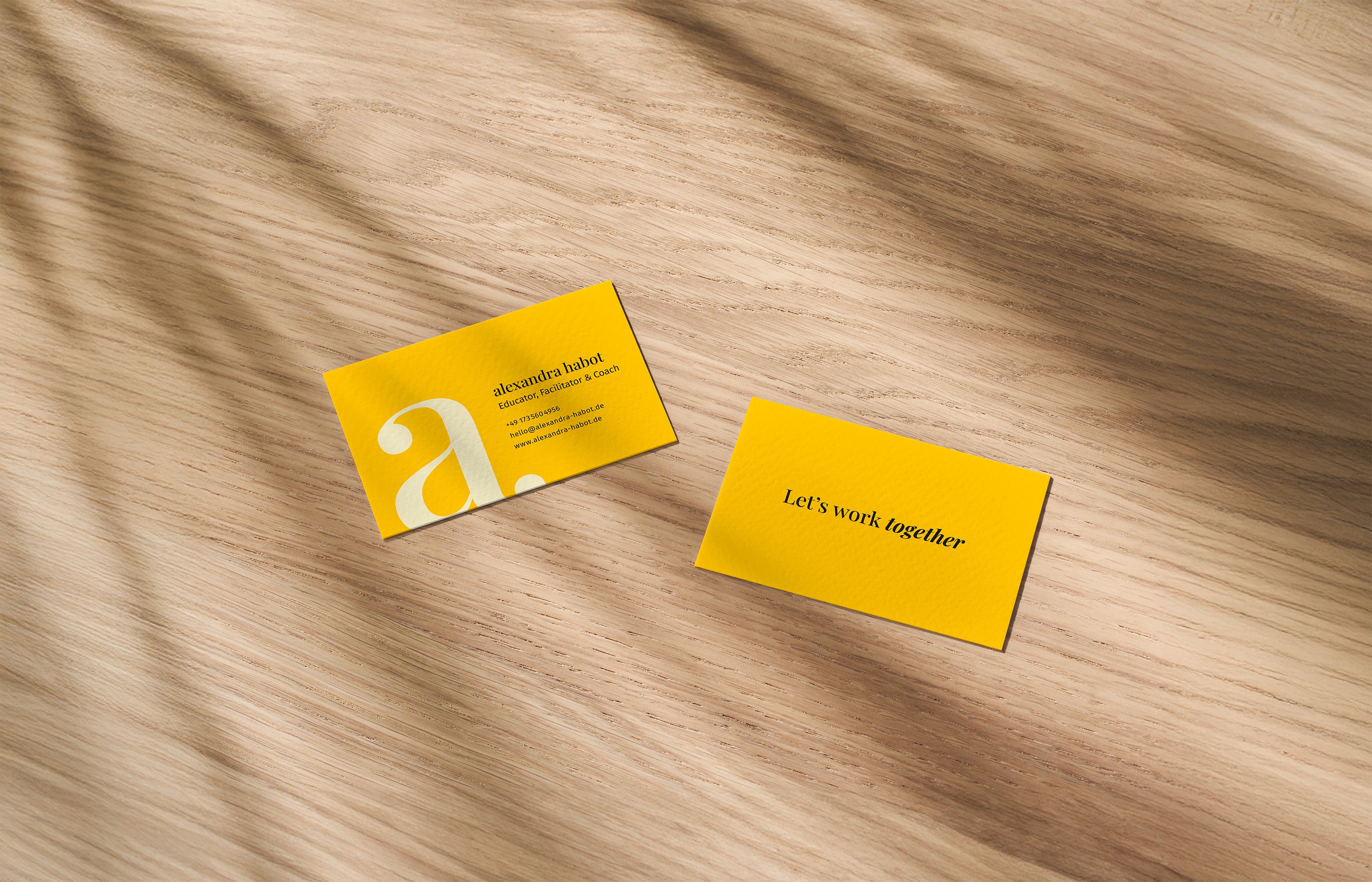 Business card design