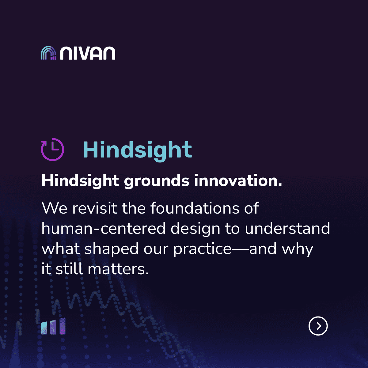 8 variations of nivan logos that includes stacked, horizontal, color, and reverse logos