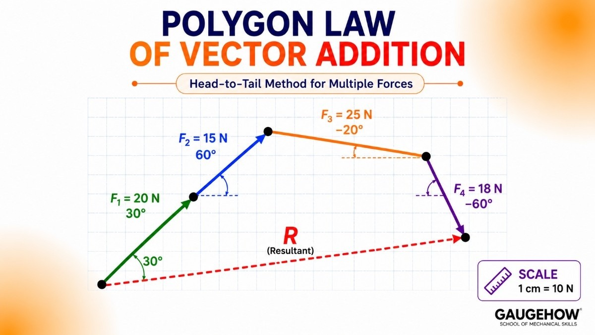 polygon law of vector addition