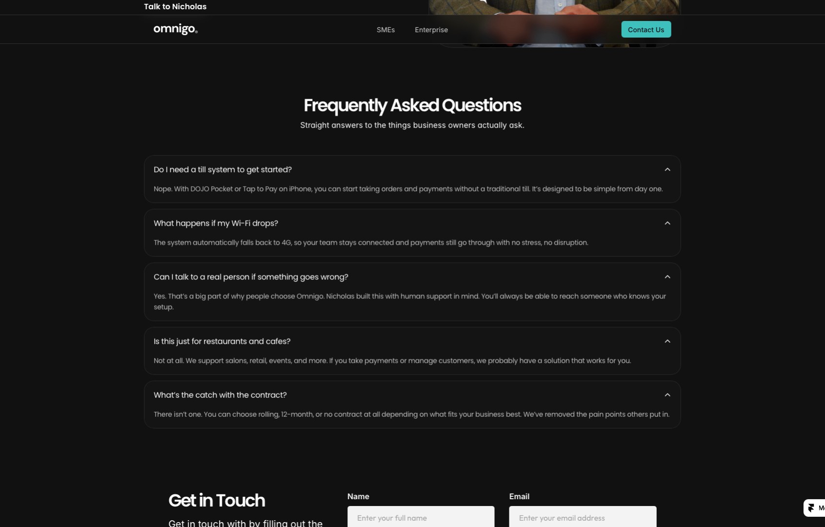 KUNU Studio Website for Omnigo the DOJO Enabler