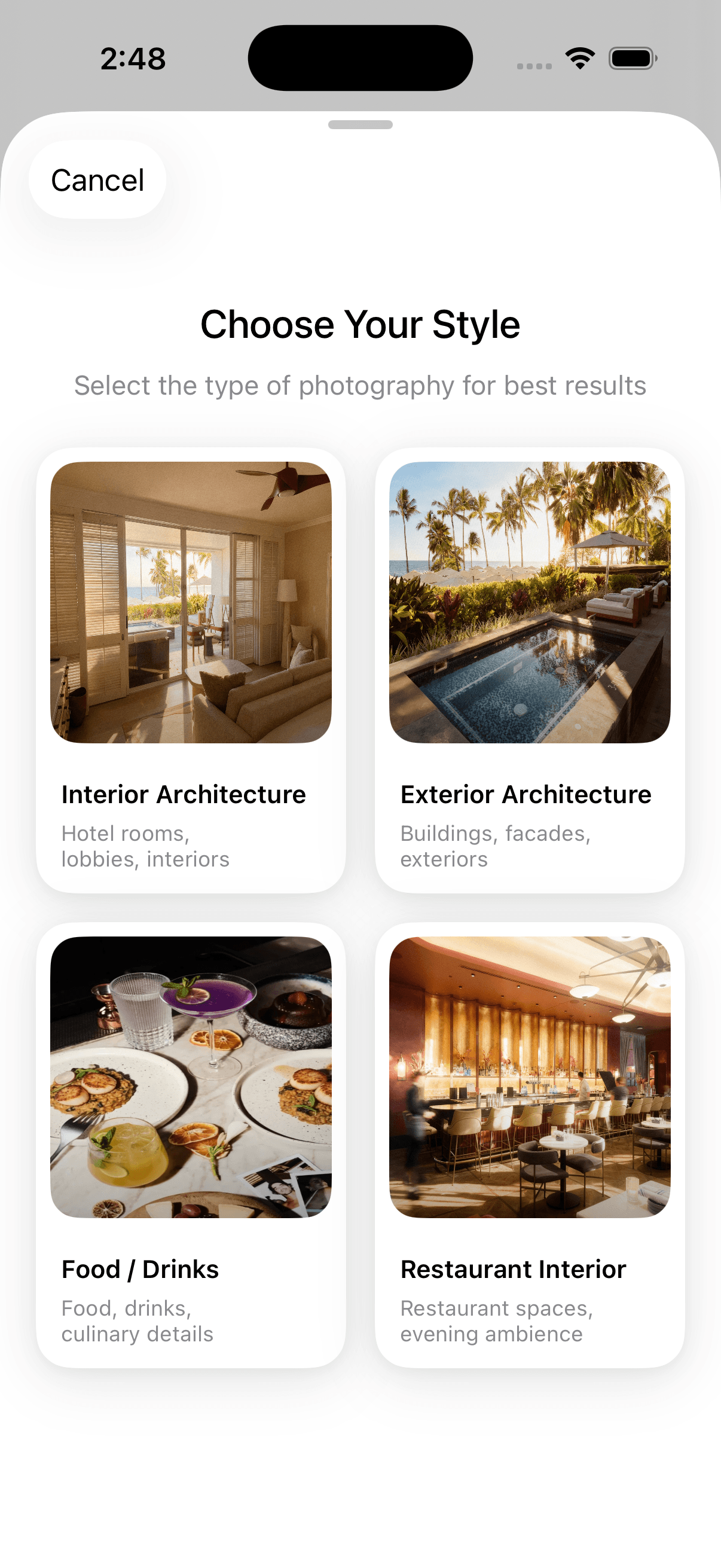 App screenshot