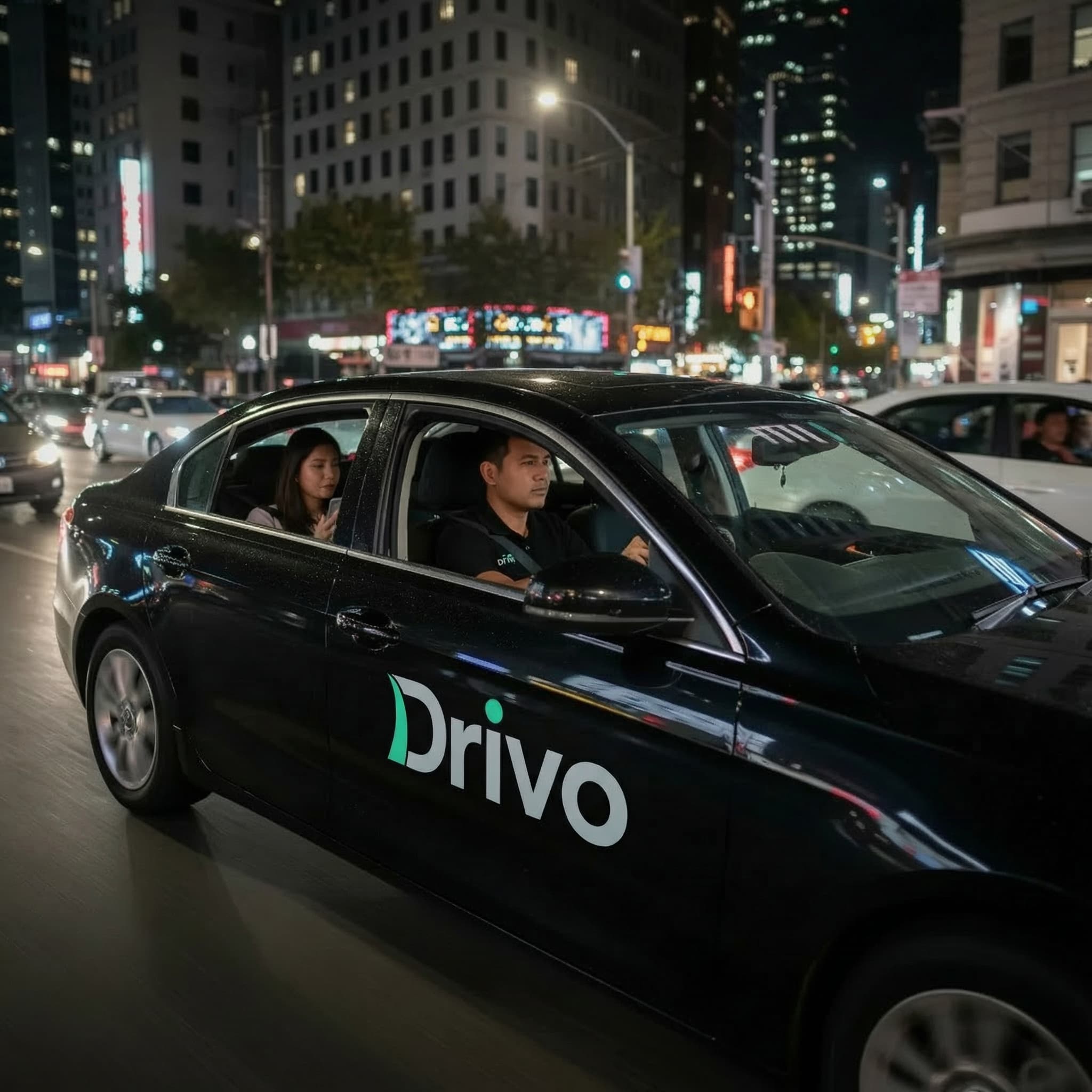 High-rise office building with sustainable design features