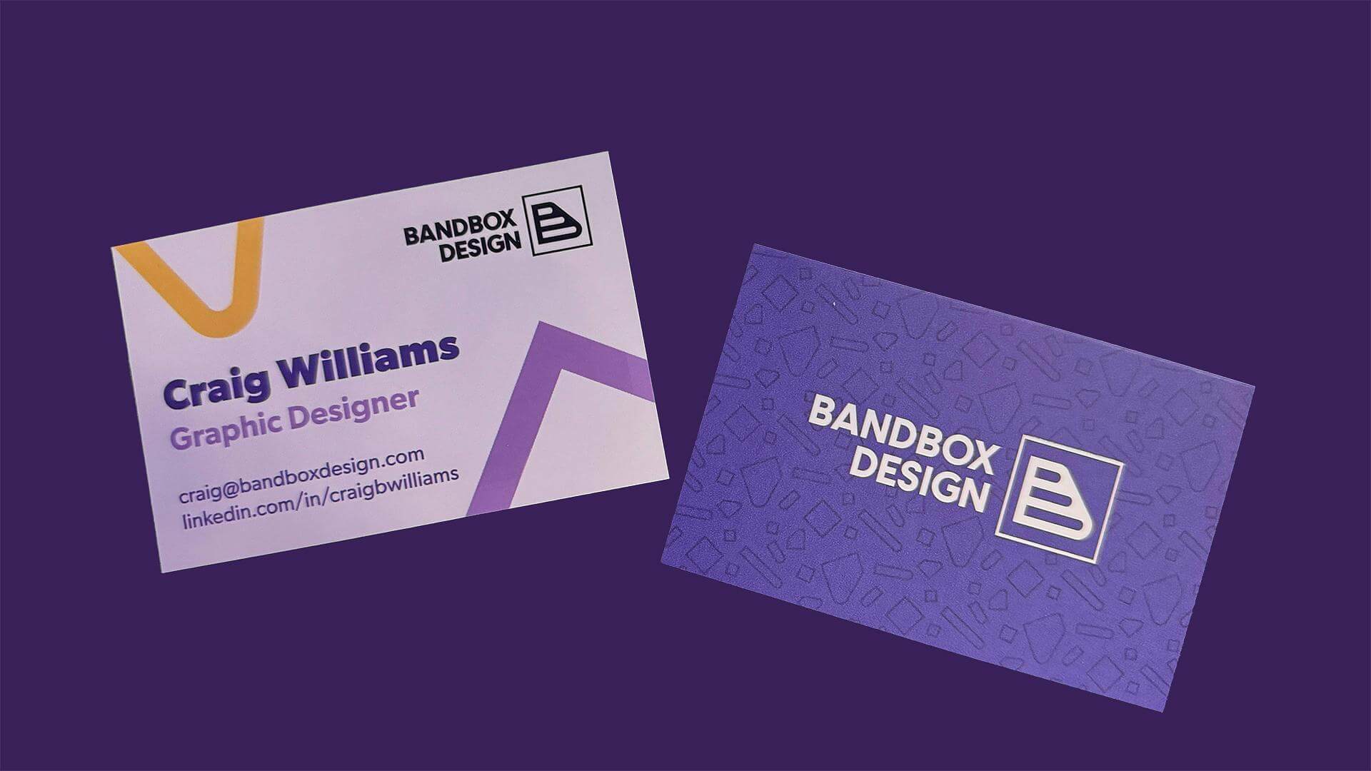 Bandbox Design Business Cards