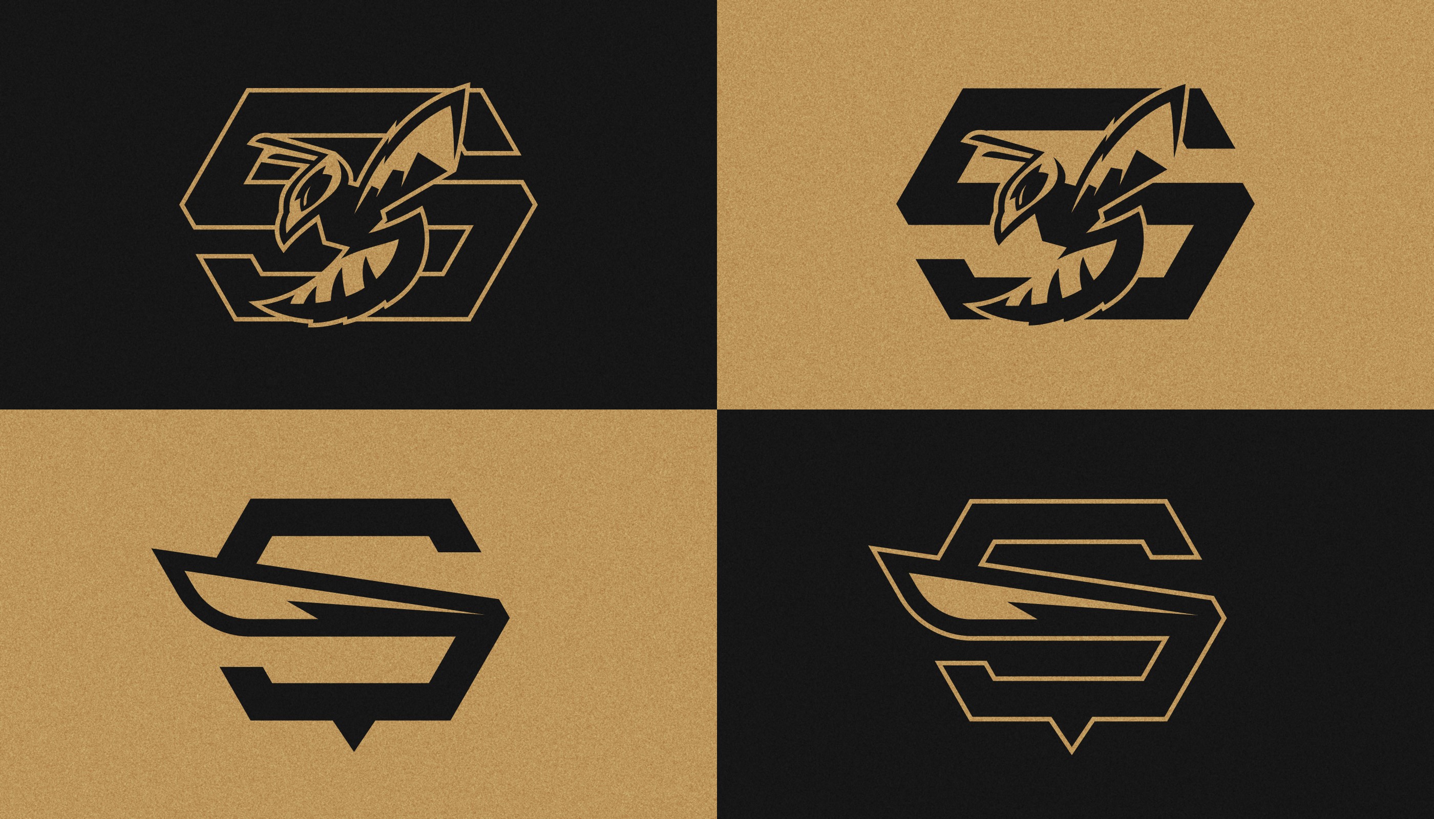 Stevensville School alternate logos one color.