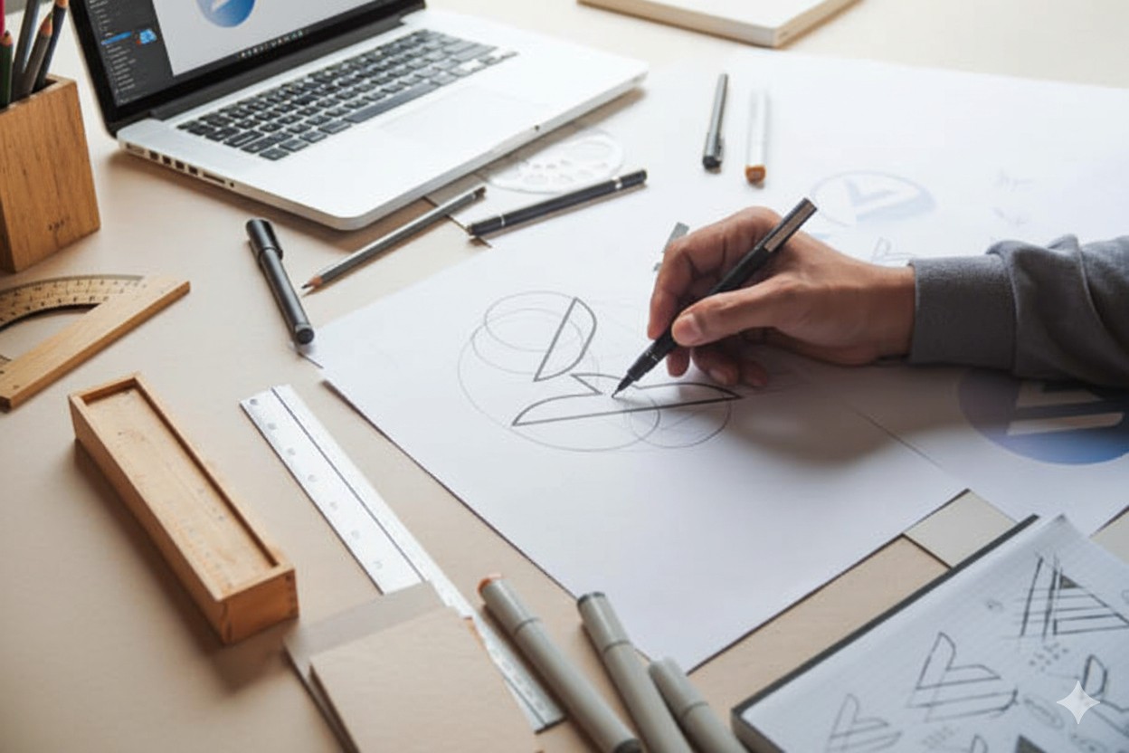 Logodesign Zeichnung