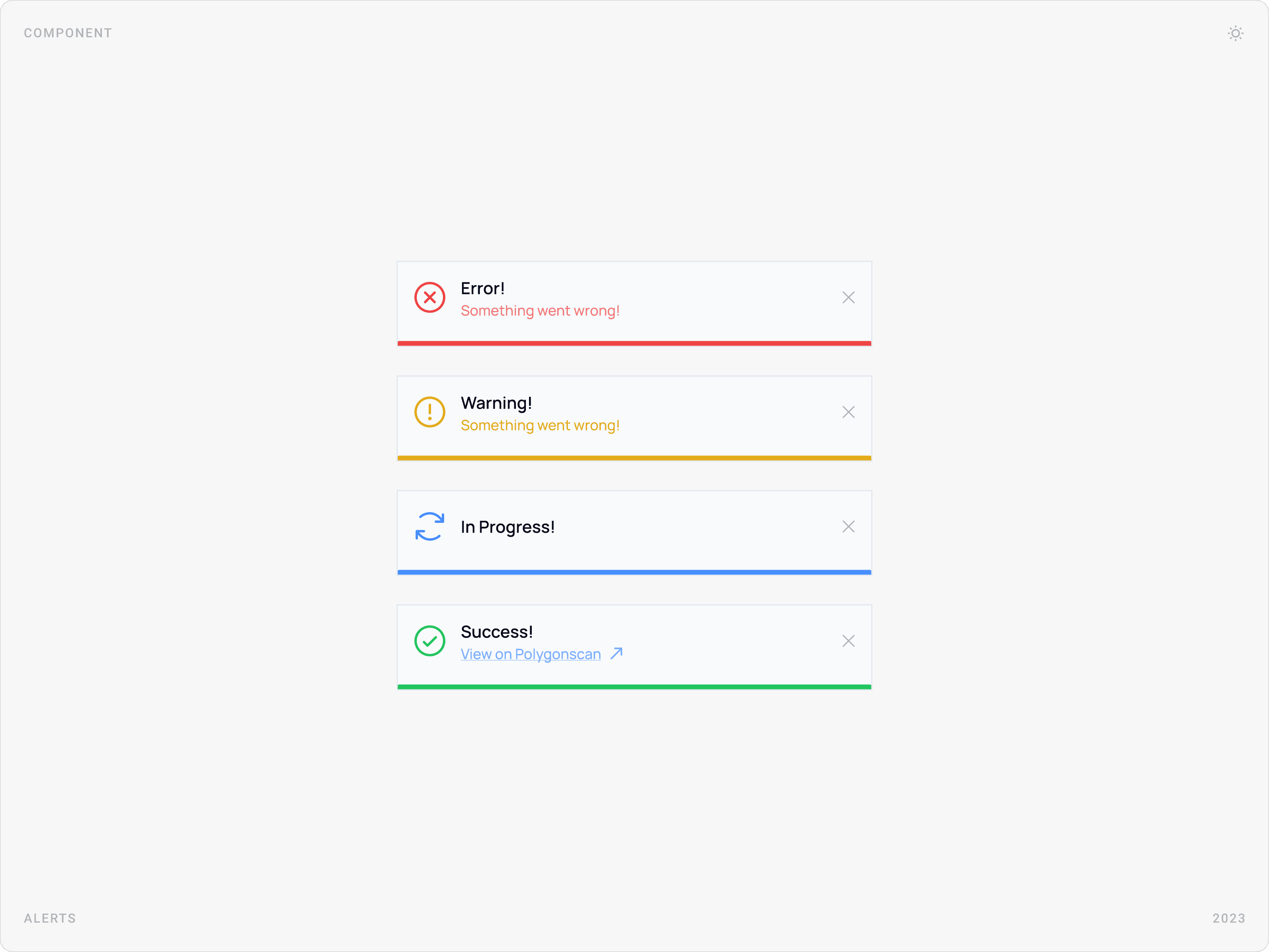 Modern Toast Notification System Design