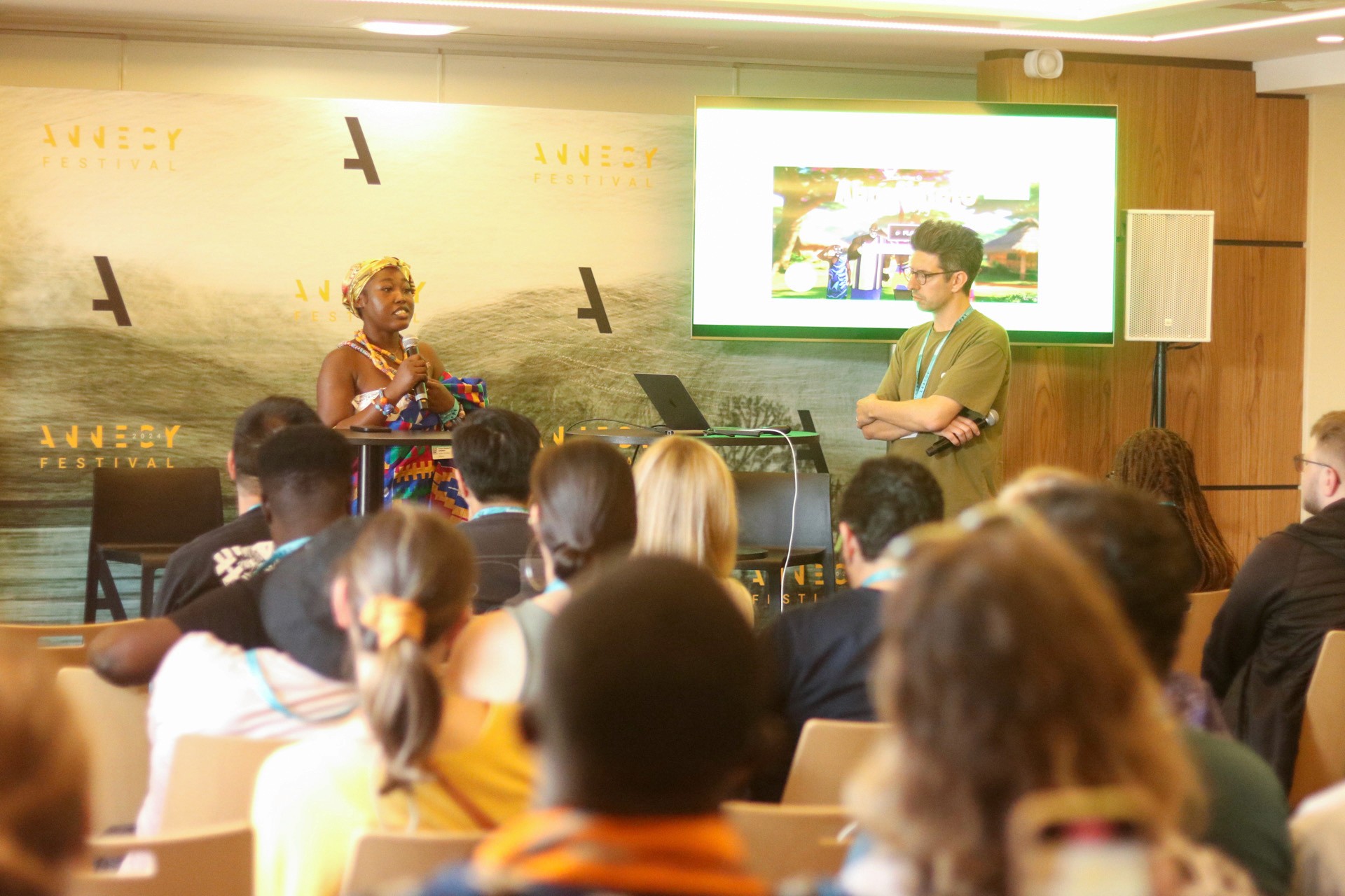 Title: Speaker at Annecy Festival, 2024