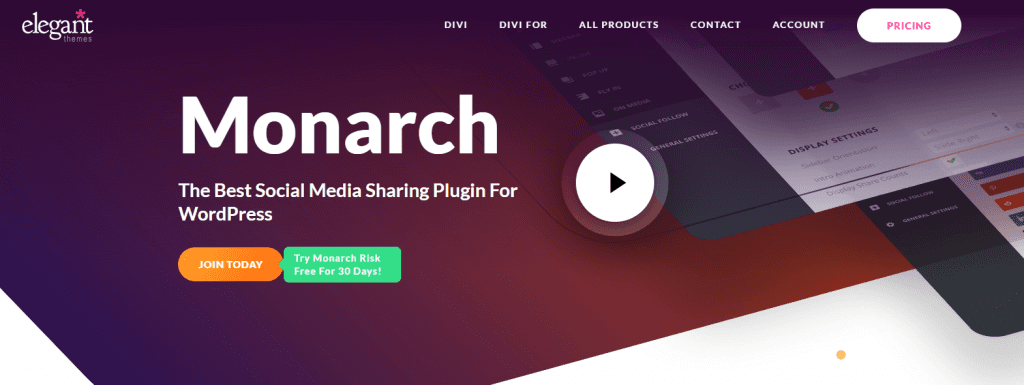 Monarch share buttons