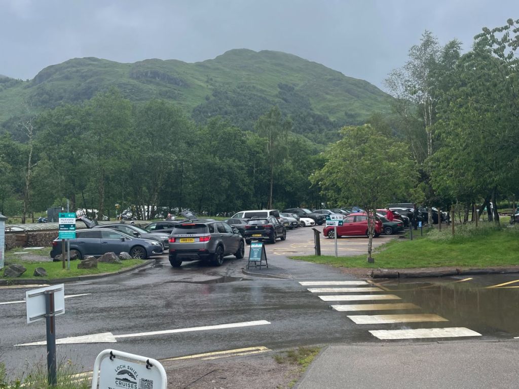 Glen Finnan Viaduct car park