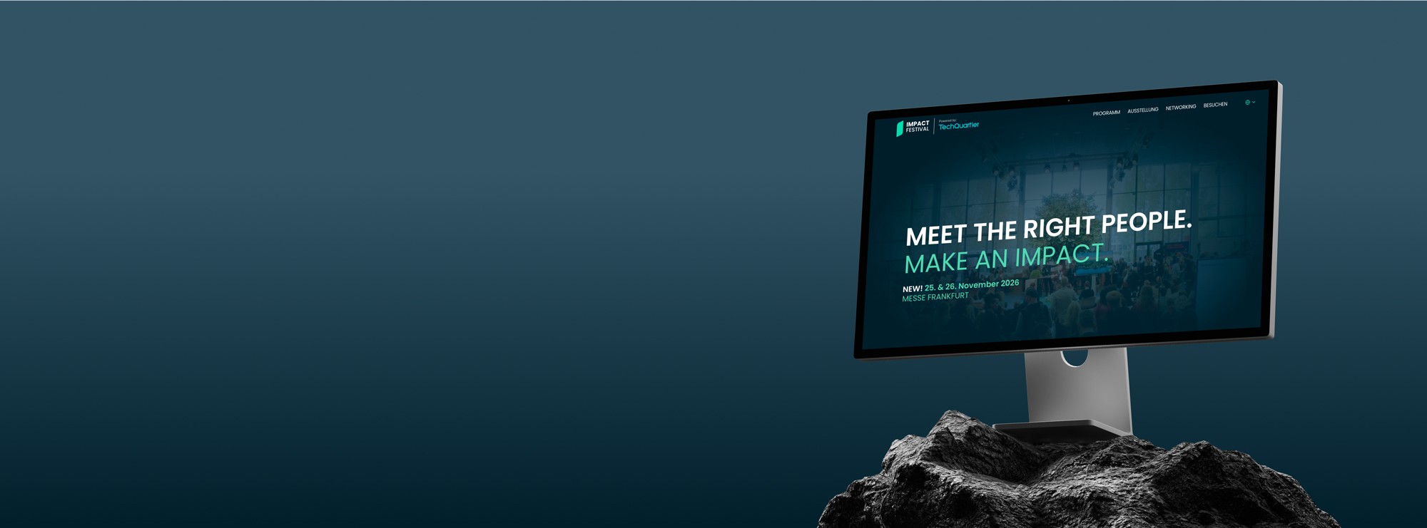 Landingpage Impact Festival.
