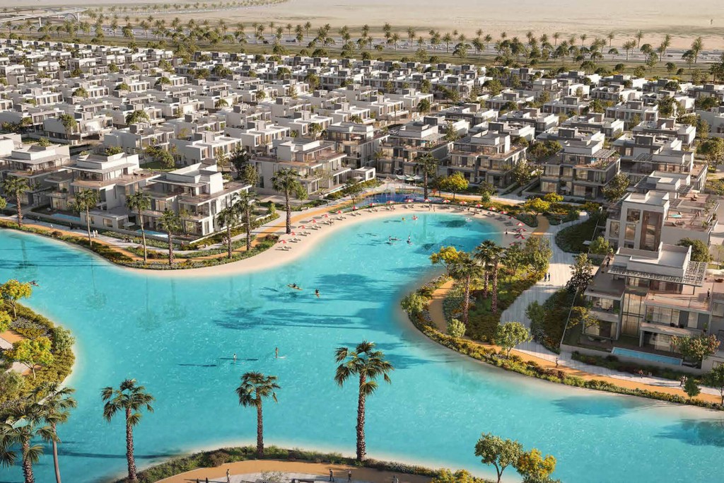 South Bay in Dubai showcases a picturesque river flowing through a contemporary urban landscape.