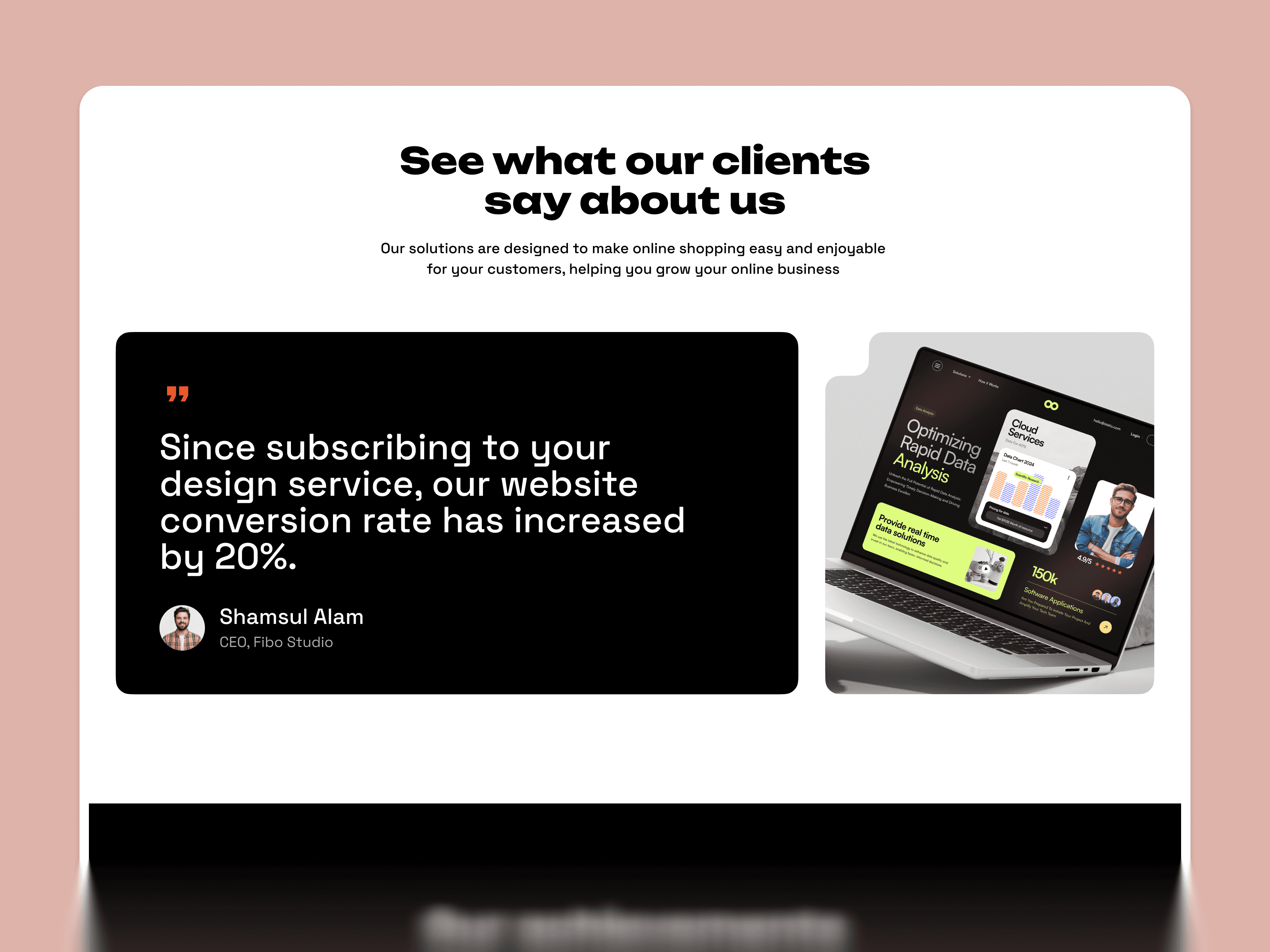 framer agency template
