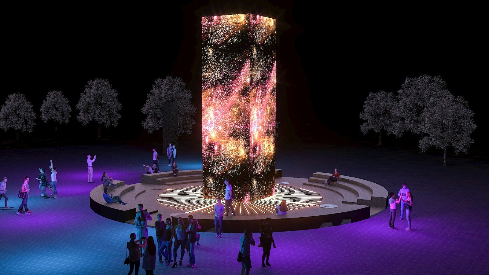 Immersive installation for Bitget at UNTOLD Dubai 2025 by RenaiXance.